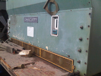 OMAGATTI CNH 207 Mechanical Shears for Sheet