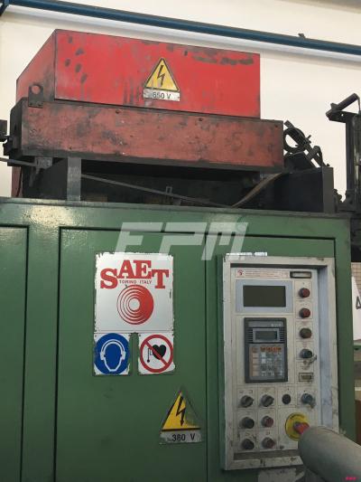 SAET 4 RNR / 300 Kw Induction billet-slug heating furnace for forging