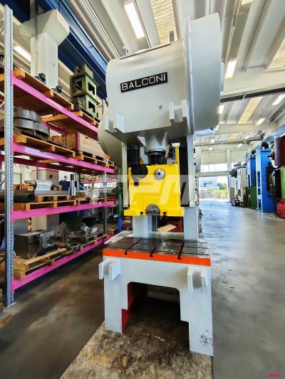 BALCONI MTRS/L 150 / Ton 150 Pressa meccanica a collo di cigno usata, per stampaggio lamiera