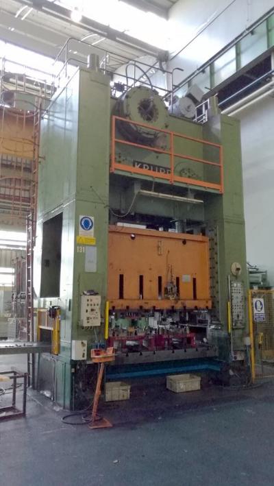 KRUPP PDQ / Ton 1200 Mechanical straight side press for cold stamping
