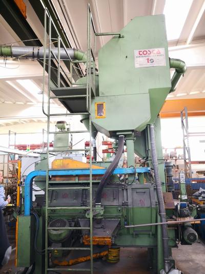 TOSCA TSCV 3X15 REBAR Sand blasting machine for forged parts