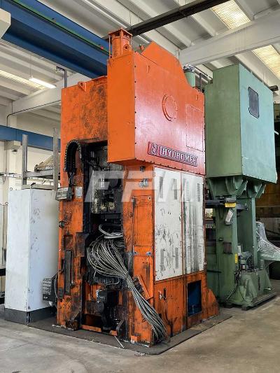 HYDROMEC HF 2500 C / Ton 250 + FORNO TGV4 P 2500 Pressa stampaggio a caldo ottone e alluminio